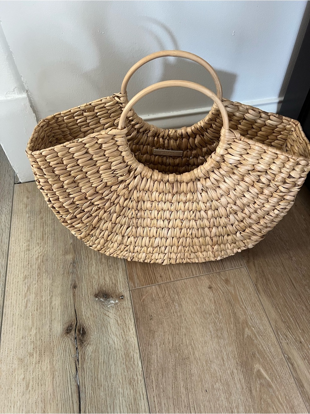 Zara Woven Basket Bag - Picture 4 of 5